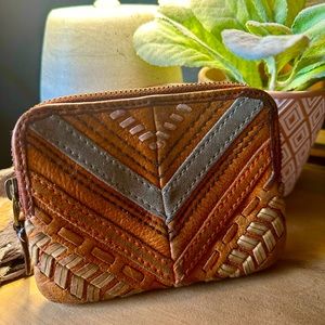 Fossil leather coin purse